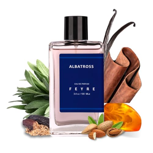 Albatross feyre Eau De Parfum Unisex | Ultra Long Lasting Fragrance | Luxury Perfume with Iris, Bitter Almond, Vanilla, Leather & Amber | Spicy & Leathery Scent | (100ml)