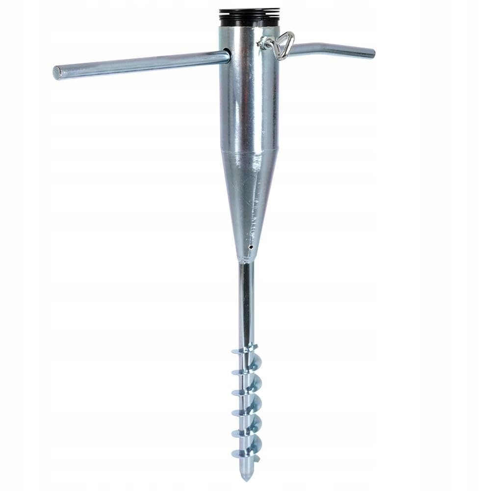 DMX PWS tuleja osadcza parasola przeciwsłonecznego, tuleja obrotowa, adapter 26-55 mm, uchwyt na parasol przeciwsłoneczny, drążek obrotowy, stal ocynkowana, srebrny