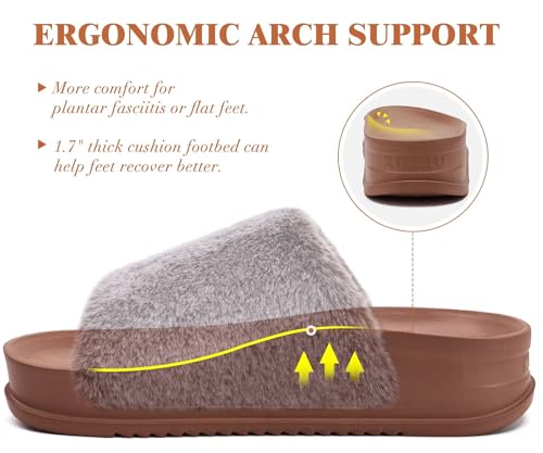 Image of KuaiLu Women's Orthotic Arch Support Slippers