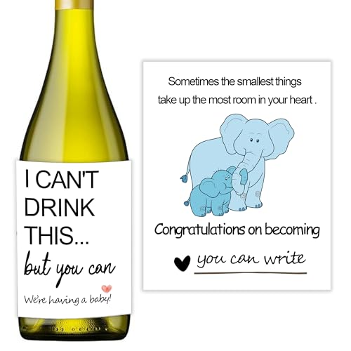 6pcs Pregnancy Announcement+6pcs personalization pregnancy announcements cards Baby Announcement Wine Labels, Pregnancy Announcement for Aunties,Dad,uncle,grandpa,grandma, Pregnancy Reveal for Friends