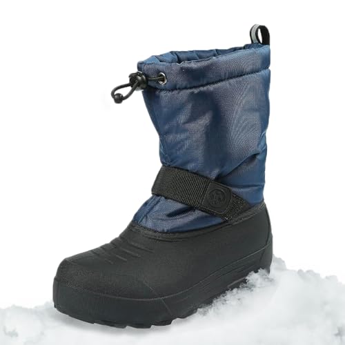 Image of Northside Frosty Insulated Winter Snow Boots for Girls and Boys with Rugged, Water Resistant Nylon Upper, Quick-Drying Lining, Removable EVA Insole, and Durable TPR Outsole