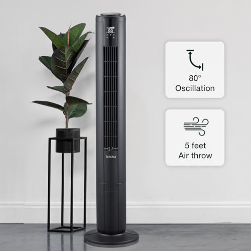 Image of Aero Stream Tower Bladeless Fan (Black)