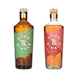 Gyre & Gimble Gin Gift Set | 2 x 70cl Bottles | Double Juniper 42.5% ABV and Strawberry & Elderflower 40% ABV | Premium Norfolk Craft Gin