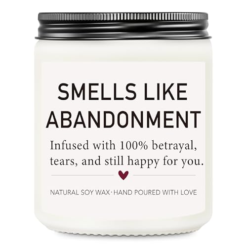 Coworker Leaving Gifts for Women Retirement Gifts Farewell Presents for Colleagues Goodbye Gift Office Humor Going Away Gift Set for Women Smells Like Abandonment Candle Funny Desk Decor