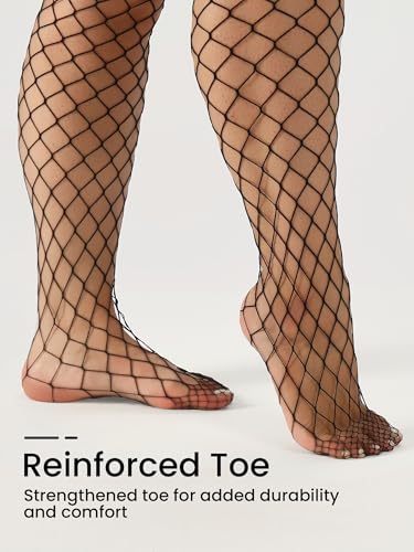 Plus Size Fishnet tights stockings Big Mesh Leggings Pantyhose for women3