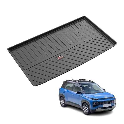 Image of GFX Heavy Duty Dicky Trunk Mat for Hyundai Exter 2023 Onwards | Waterproof Anti-Slip Boot Mat | Custom Fit Cargo Liner | All Weather Protection | Easy Clean Car Trunk Floor Mat