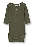 Name IT NOS Baby-Jungen NBMKABILLE LS Body NOOS, Thyme, 62