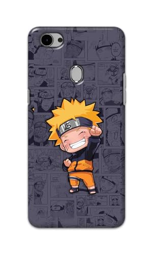 Image of PRINTFIDAA Printed Hard Back Cover Case for Oppo F7 Back Cover (Famous Anime Cartoon Character) -112