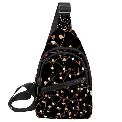Sac à bandoulière léopard en tissu imperméable et sangle ergonomique
