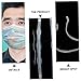 KICHOUSE 12pcs Breathable Mouth Support Straps Comfortable Inner Holder for Enhanced Breathing Face Insert Strips for Adults and Boys and