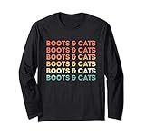 boots and cats - funny house & techno dj maglia a manica