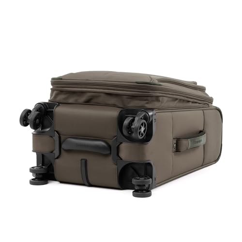 Image of Travelpro Tourlite Softside 2-Piece Set, Expandable Luggage, 4 Spinner Wheels, Lightweight Suitcase, 21 inch Carry-On, 25 inch Checked Medium, Espresso Brown