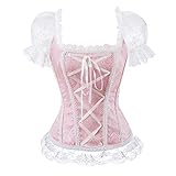 ICEGIA Women Emboridery Corset Top Sexy Lingerie Sets