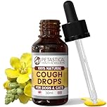 Petastical Cough Drops for Dogs Cats Pets, Mullein Complex 100% Natural, Respiratory Support, No Nasty Chemicals, Made in UK (30ml)