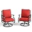 Red-orange - Swivel Chairs