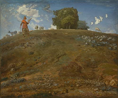 Cuadro decorativo para oficina de Jean-Francois Millet: lienzo impreso de 60x90 cm