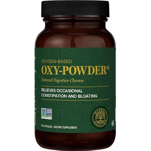 Global Healing Center Oxy-Powder Colon Cleanser (60 Capsules) Cover