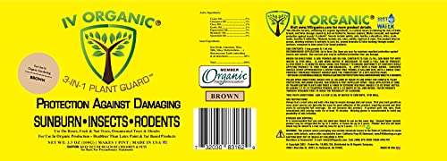 Iv Organic 3-In-1 Plant Guard, 1 Pint (Brown) #TOP1