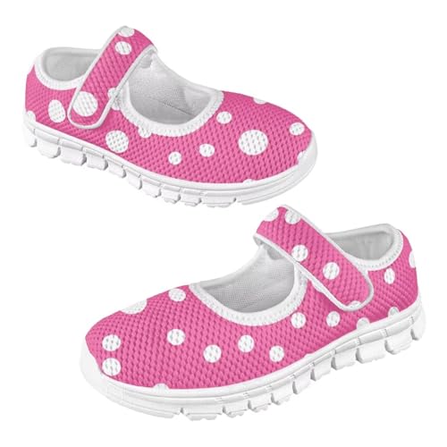 Binienty Little/Big Girl Mary Jane Flat Shoes Casual Slip On Ballet School Shoes Cozy Lightweight