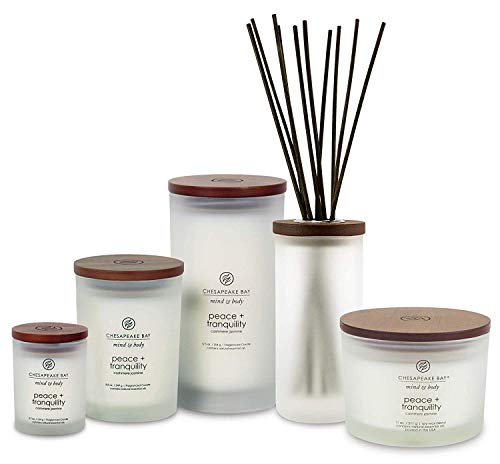 Chesapeake Bay Candle Peace + Tranquility (Cashmere Jasmine) Scented Candles Medium Size 2-Pack Perfect for Home Décor Relaxation and Gifting by Chesapeake Bay Candle - Image 3