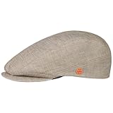 Mayser Delian Schirmmütze Flatcap UV Schutz Made in EU Herren Frühling Sommer beige 58 cm