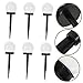 balacoo 6Pcs Solar Lawn Lights Landscape Lighting Tool for Outdoor Use Warm Light Durable Design for Gardens Yards Walkways and Parks