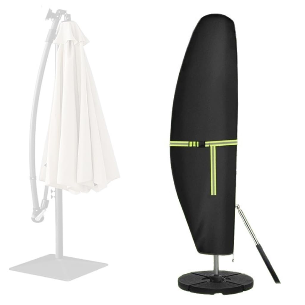 Ampelschirm-Schutzhülle für sweeek Antibes 200x300 2024-2026, wasserabweisendes Oxford-Gewebe mit Reißverschluss, Fixiergurt und Kordelzug für Garten und Terrasse