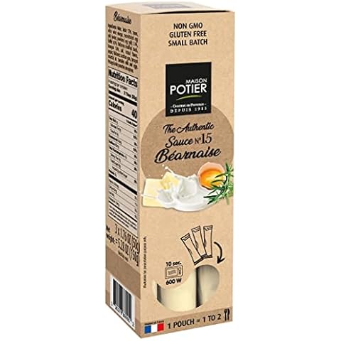 Maison Potier Bearnaise Sauce By Christian Potier | The Authentic No 15, 1.76 Ounce (Pack of 3) Cover