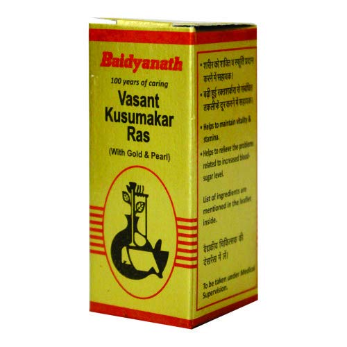 Baidyanath Basant Kusumakar Ras with Gold, Silver and Pearl 180 g - 60TAB (B08SCSR7JZ) Amazon Price History, Amazon Price Tracker