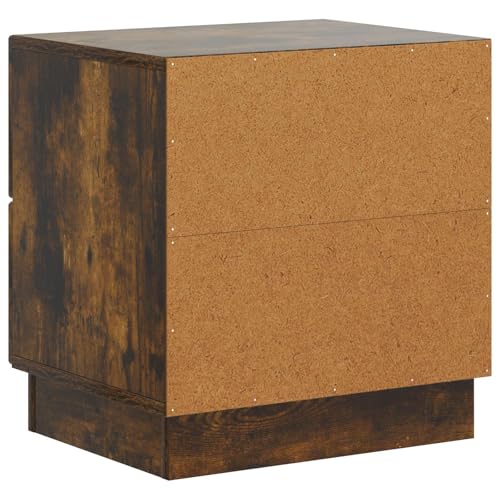 Table de nuit chêne fumé pour une chambre moderne et rangée - 8