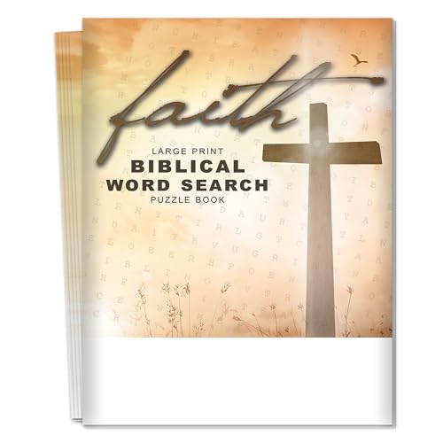 ZOCO - Large Print Bible Word Search Puzzle Books - 25 Pack - 26 Christian Word Search Puzzles - Bulk Activity Books for Seniors, Churches, Nursing Homes & Senior Living
