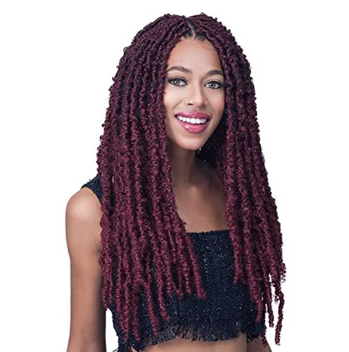 Bobbi Boss Nu Locs Distressed Butterfly Locs Braid Plus 18" 2X (4-Pack, 4)