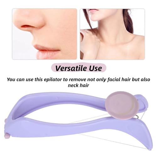 Image of Facial Hair Removal for Women, with Threading Removal Tool, Portable Size for Facial, Neck Hair (Glasses Box)