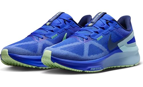 Nike Structure 25 Men's Road Running Shoes (DJ7883-403, Hyper Royal/Light Armory Blue/Polar/Midnight Navy)2