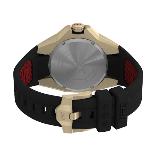 TIMEX Men Gold-Tone Round Stainless Steel Dial Analog Watch- TW2V57100X6 - Image 5