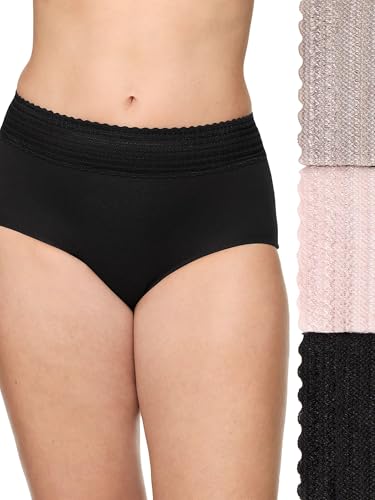 Image of Warner's Women's No Pinching No Problem 3-pack Dig-free High-waist Brief Rs2093p