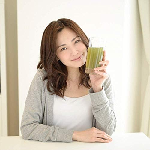 FINE JAPAN Aojiru Green Powder, Juice & Smoothie Mix, Natural Green Superfood Blend - Supports Digestion and Energy- 30-Day Course (100g)