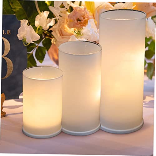 Led pilas para bodas y decoración de candelabro eléctricas de velas PRETYZOOM 3 piezas 5