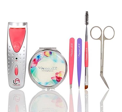 LA HAIR TOOLS LEANGELIQUE Heated Eyelash Curler - Le Angelique Heated Eyelash Wonder Curler, Heated Eyelash Curler & Brow Set