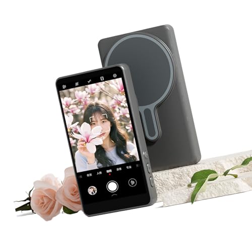 Pantalla de monitor para usar la cámara trasera y evitar fotos mal encuadradas
