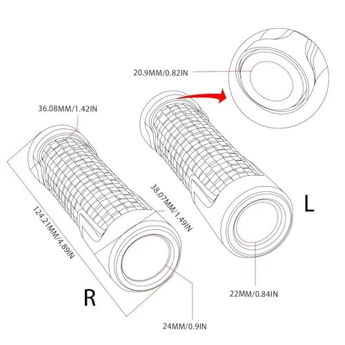Tapones para manillar de motocicleta y puños SYM MAXSYM 400 600i 3