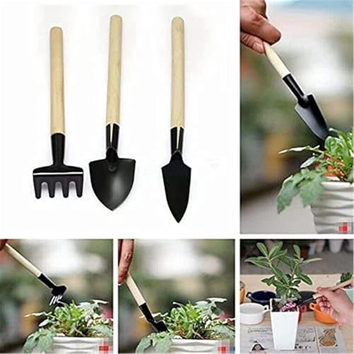 Image of Premium Gardening Tools Combo - Flower Cutter /Pruner /Gardening Claw Gloves /Hand Cultivator, Big Trowel, Garden Fork (Bonsai Tool)