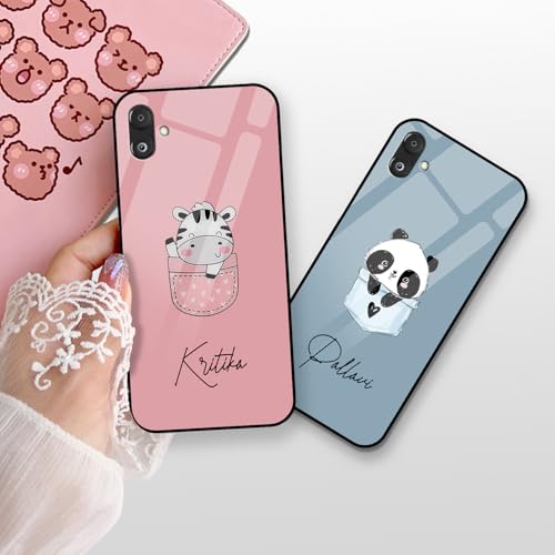 Image of COLORflow Back Cover Compatible with Samsung F14 5G | Cute Pocket Cartoons Color Customized | Shockproof TPU Bumper with Camera Protection Back Cover Compatible with Samsung Galaxy F14 5G