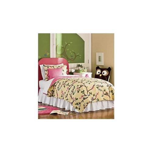 Owl Quilt Set By Livingquarters Kids Twin Quilt and Sham