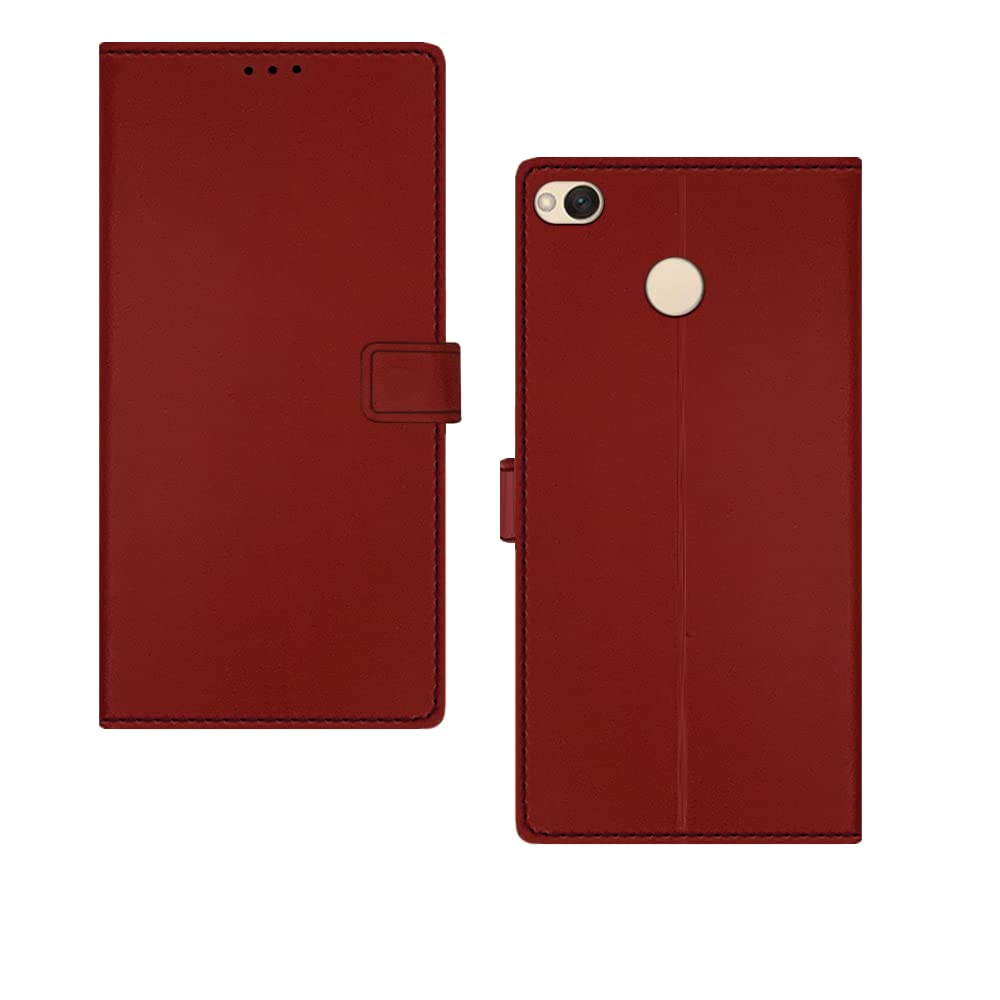 Inktree Redmi 4 Flip Case | Premium Leather Finish Flip Cover |Complete Protection Flip Cover for Redmi 4 - Mehroon (B0BNCCJ4SN) Amazon Price History, Amazon Price Tracker