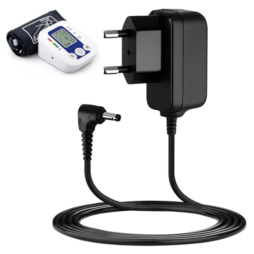 Menibeuty 6V Netzteil Ladegerät für 0mron Blutdruckmessgerät, AC Netzadapter Blutdruckmessgeräten, für O ron M7 M500 M700 M3 M5 Serie, 1.4M Ersatz Netzteil Ladekabel Kompatibel mit M2 M6 M8 M9 X3 usw