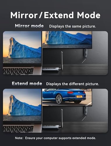 Image of VENTION Wireless HDMI Transmitter and Receiver 656FT with LED Screen, Up to 6 RXs, Heat-Control, Plug & Play Wireless HDMI Extender Kit 4K Decode to Monitor from PC /Projector /TV Box(1RX)