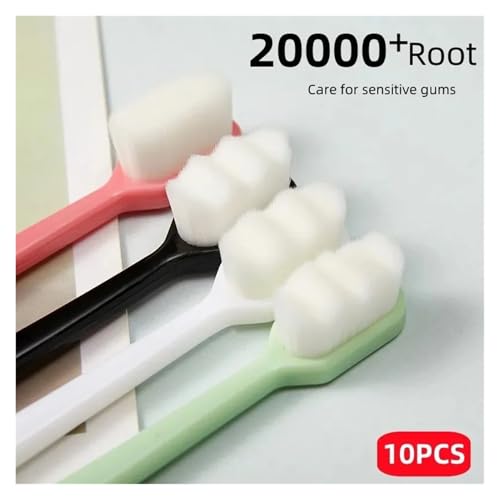 Cepillos de dientes para dientes sensibles y adultos con cerdas ultra suaves manual PT-5ge 5bl 3