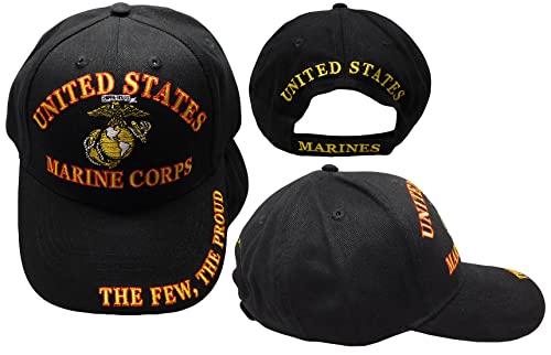 Gorra ajustable de algodón bordada Marines EE.UU. miniatura 1