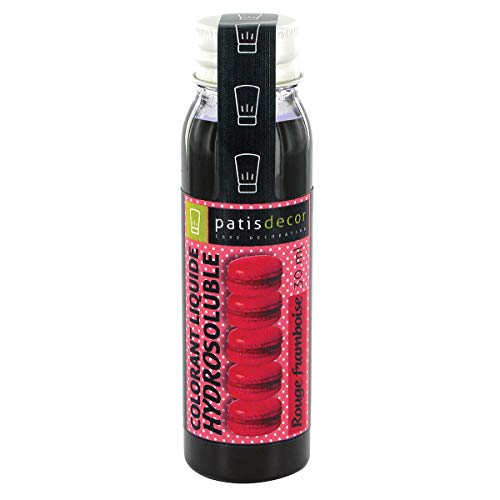 PATISDECOR Colorant Liquide Hydrosoluble Rouge Framboise 30 ml P1161 Cover